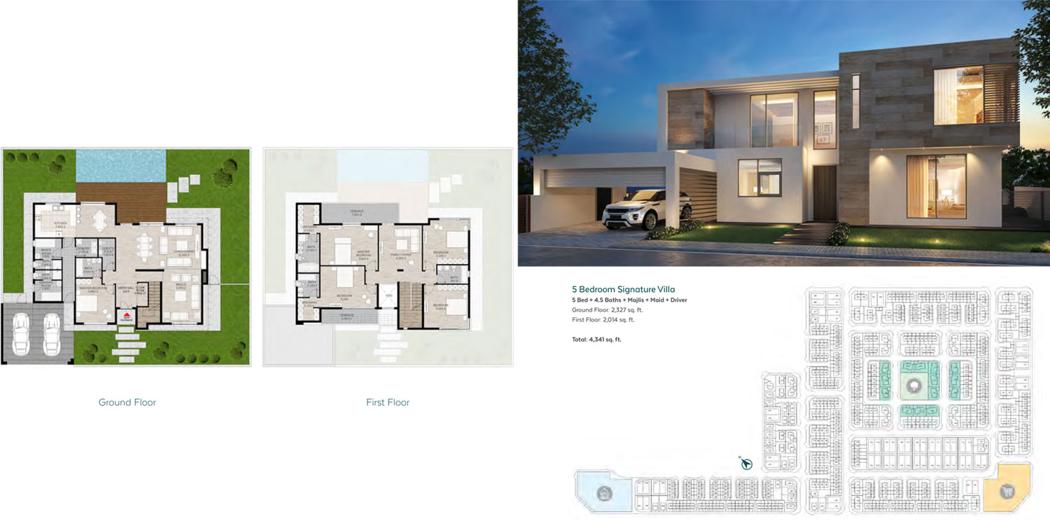 Signature Villas floor plan 2