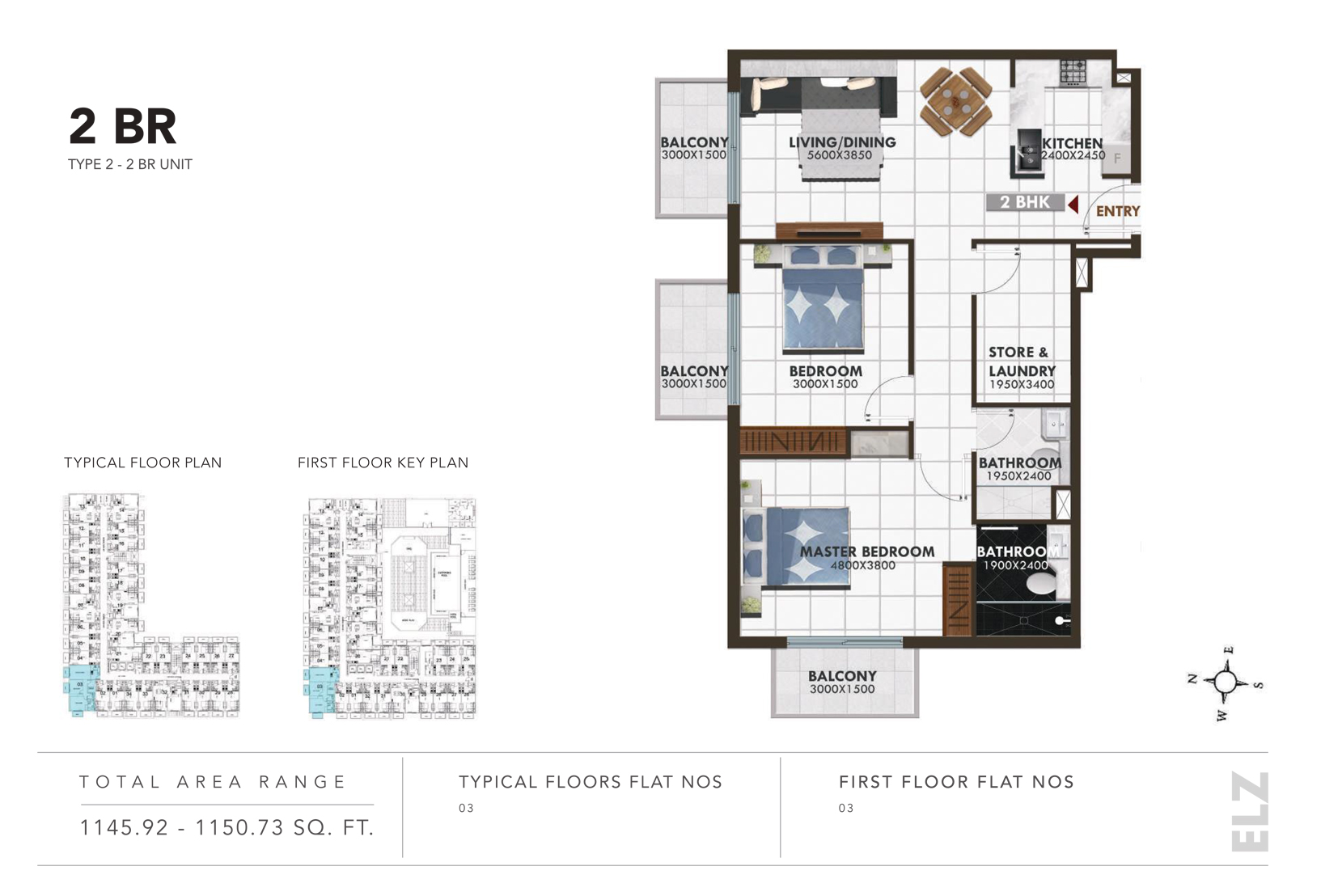Elz Residence at Arjan floor plan 3