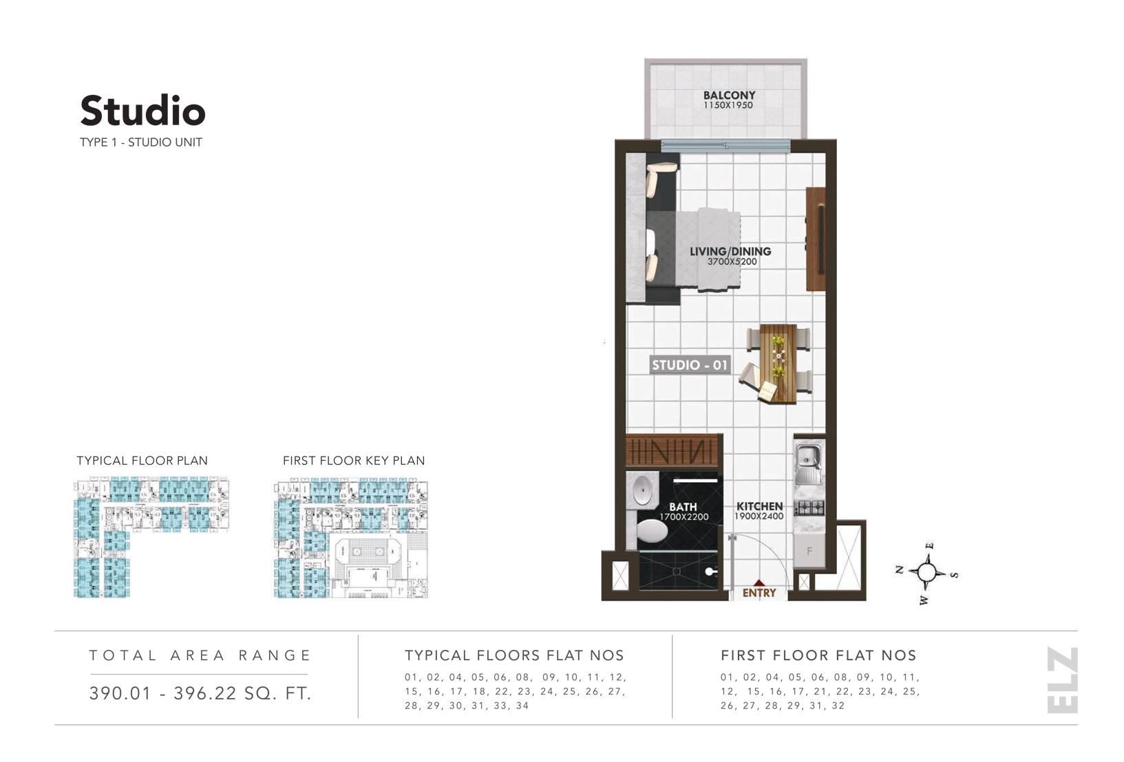 Elz Residence at Arjan floor plan 1