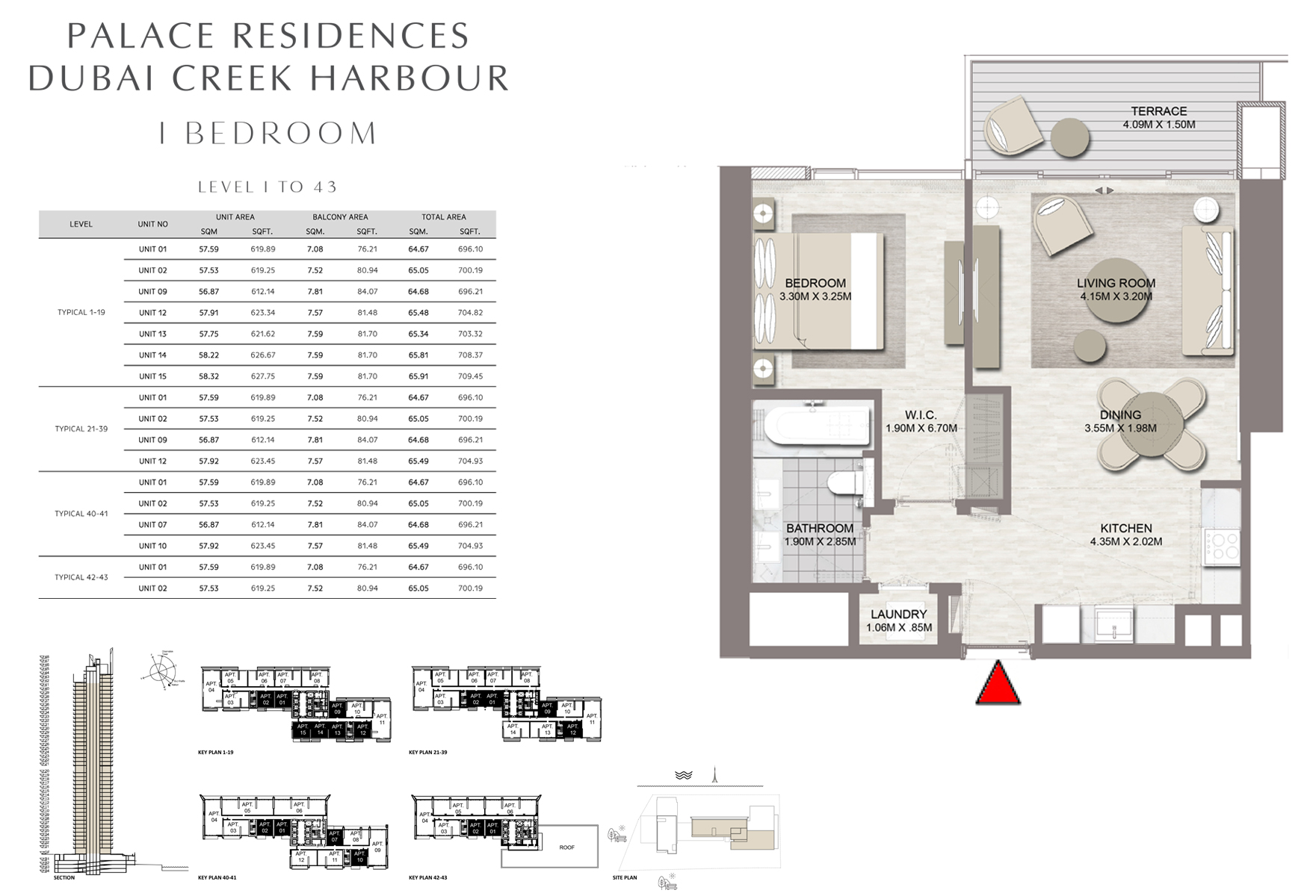 Palace Residences floor plan 1