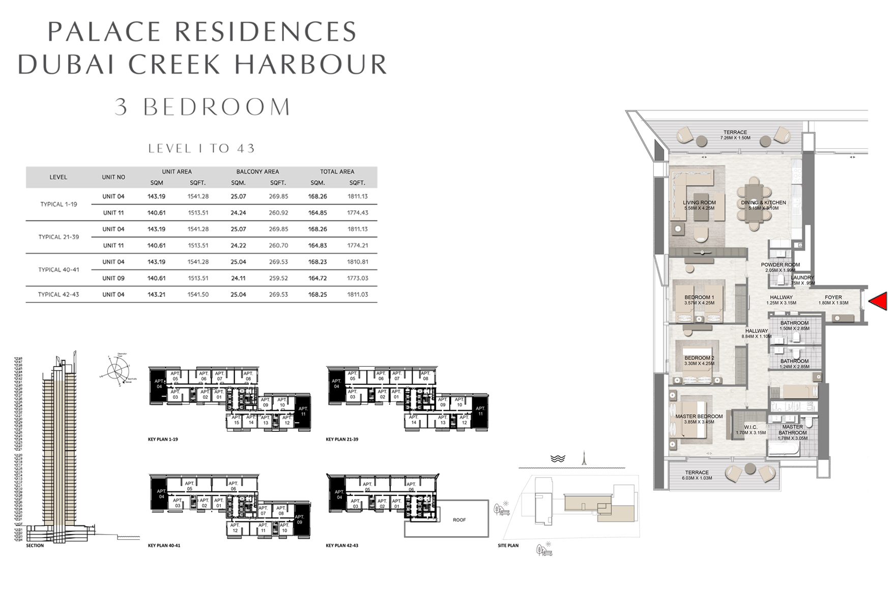 Palace Residences floor plan 3