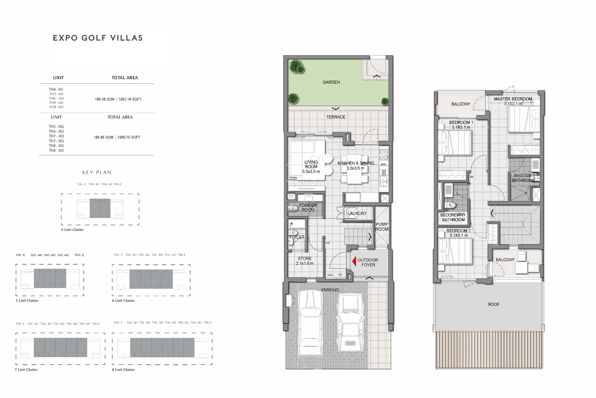 Expo Golf Villas Phase II floor plan 1