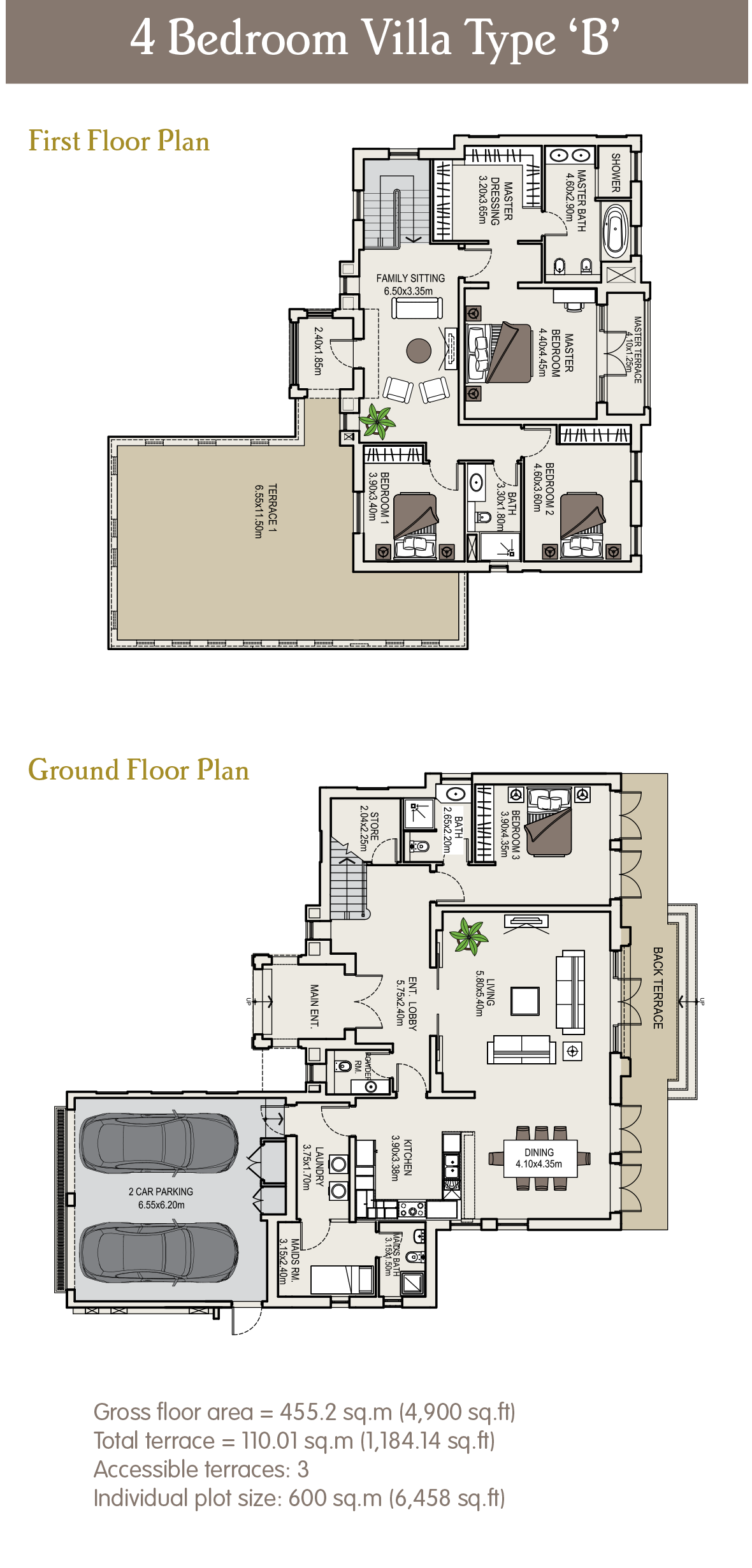 Al Furjan Villas And Townhouses floor plan 2