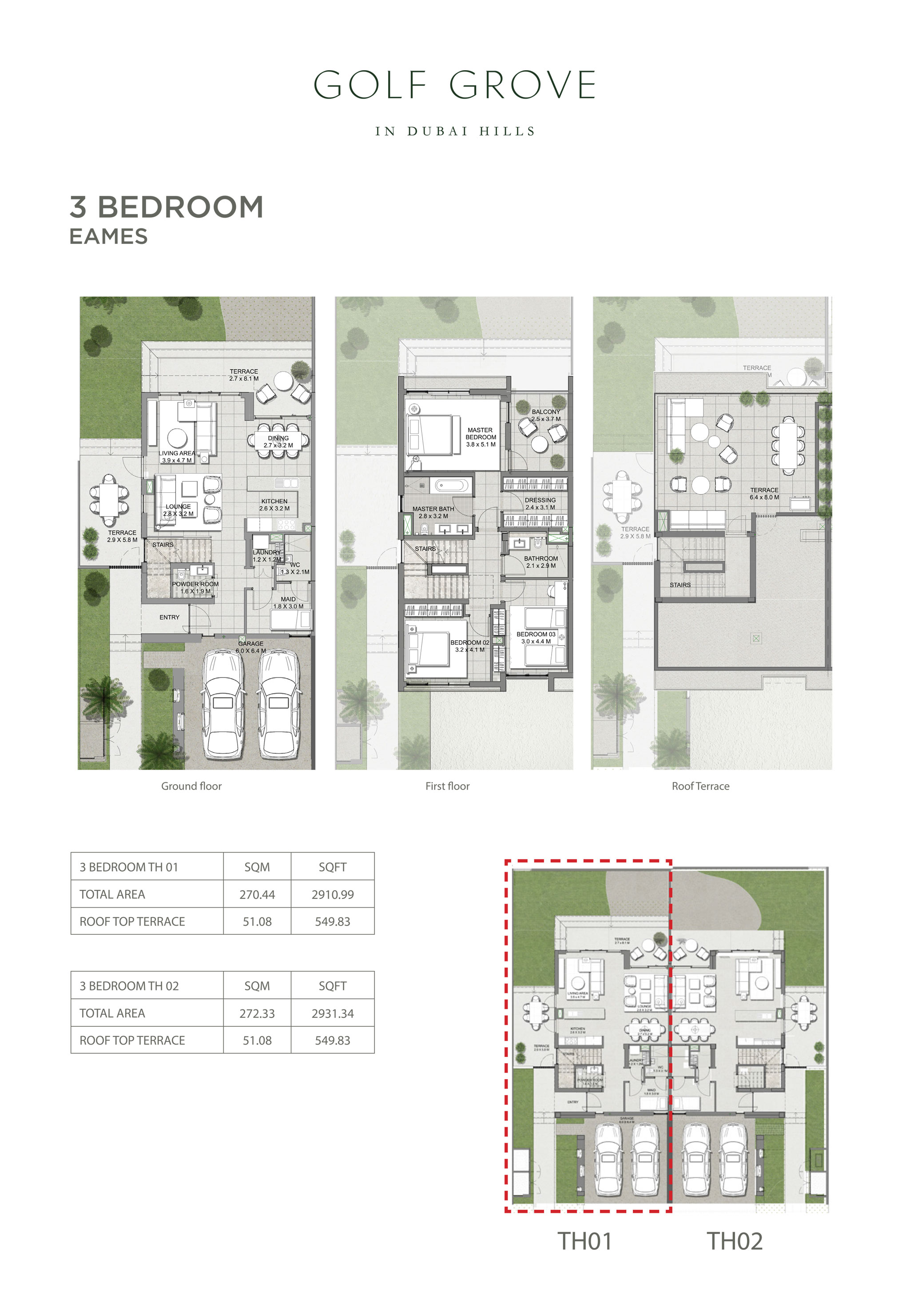 Golf Grove floor plan 1