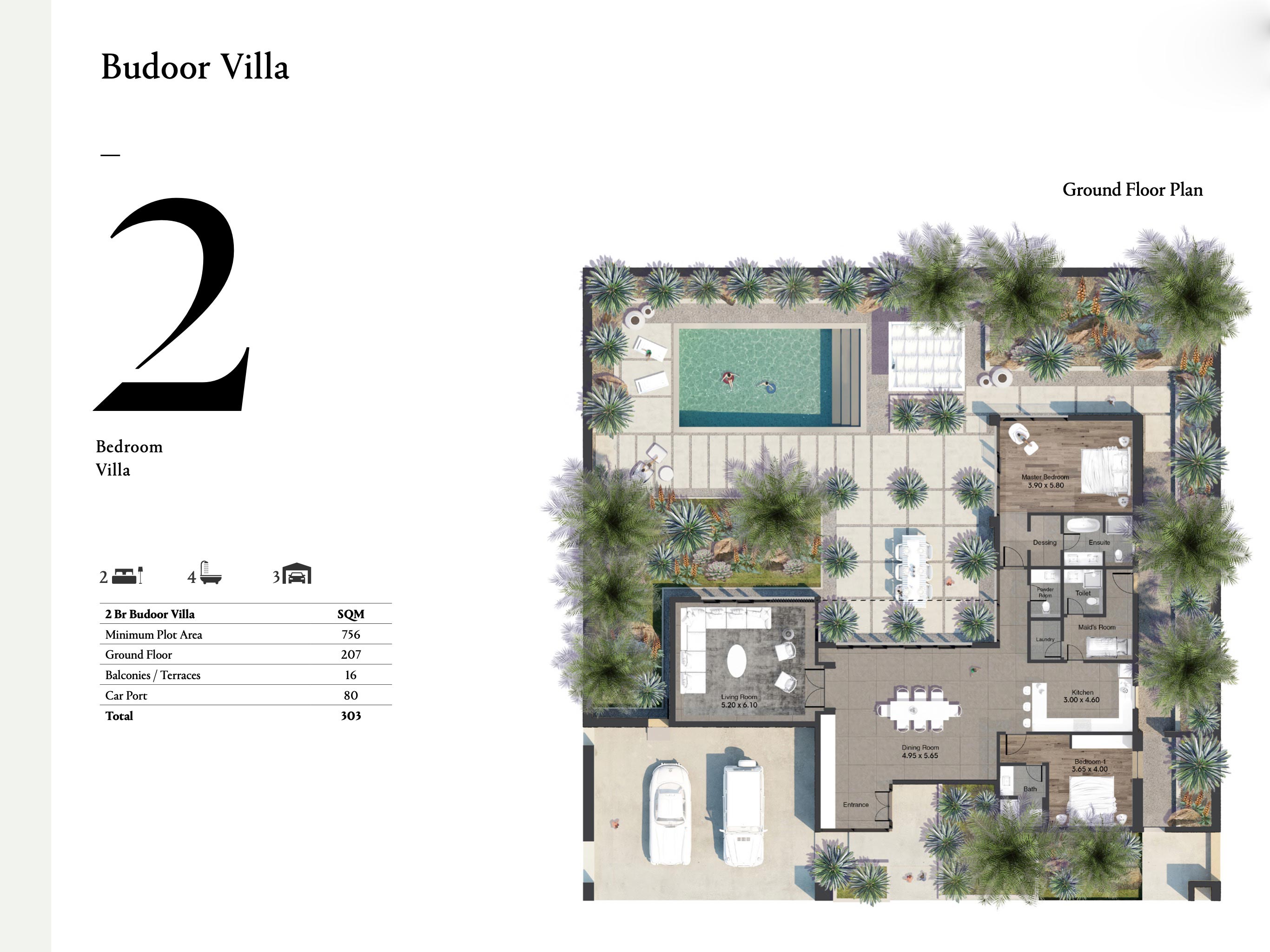 Aljurf Budoor Villas floor plan 1