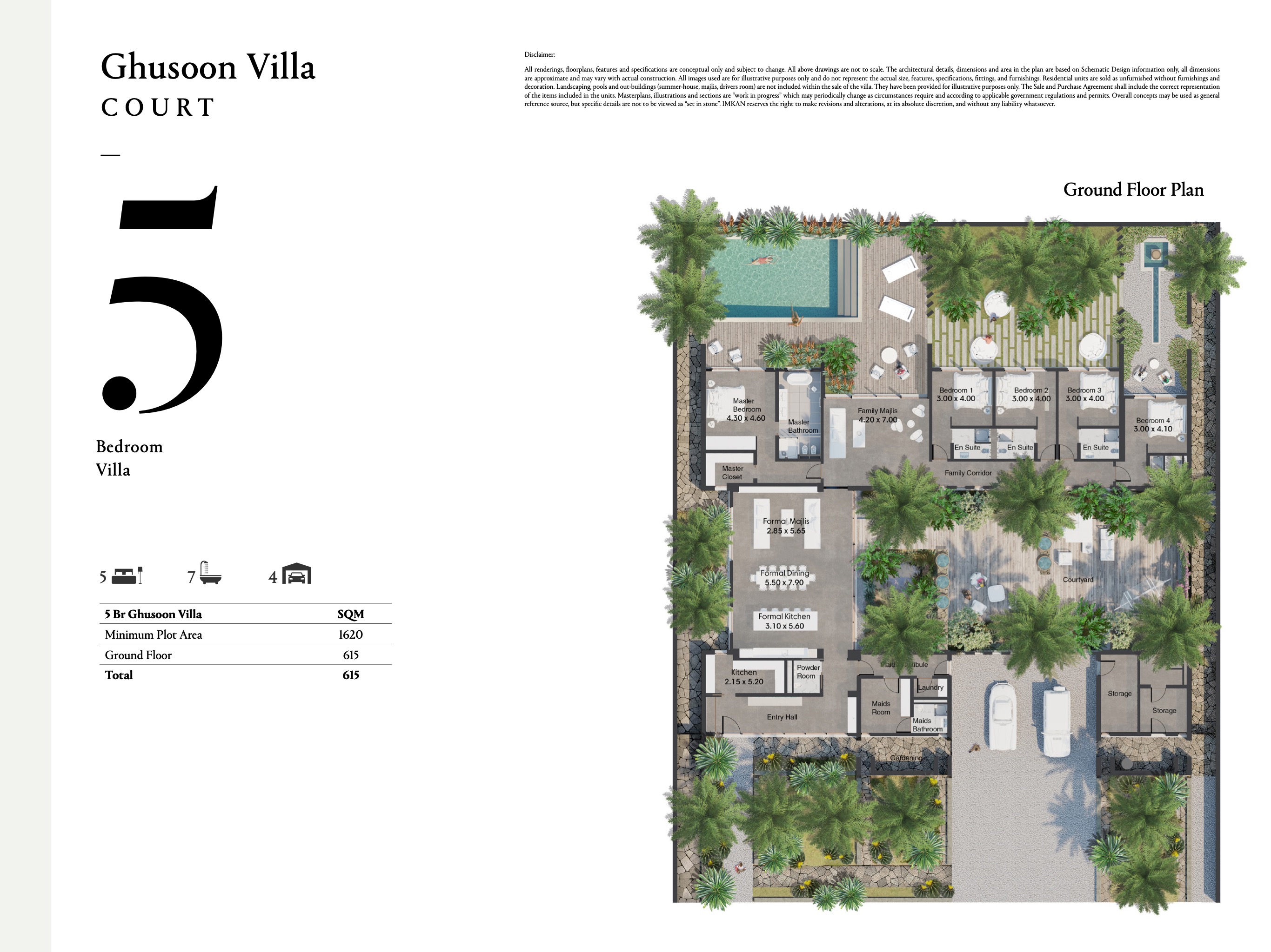 AlJurf Ghusoon Villas floor plan 3