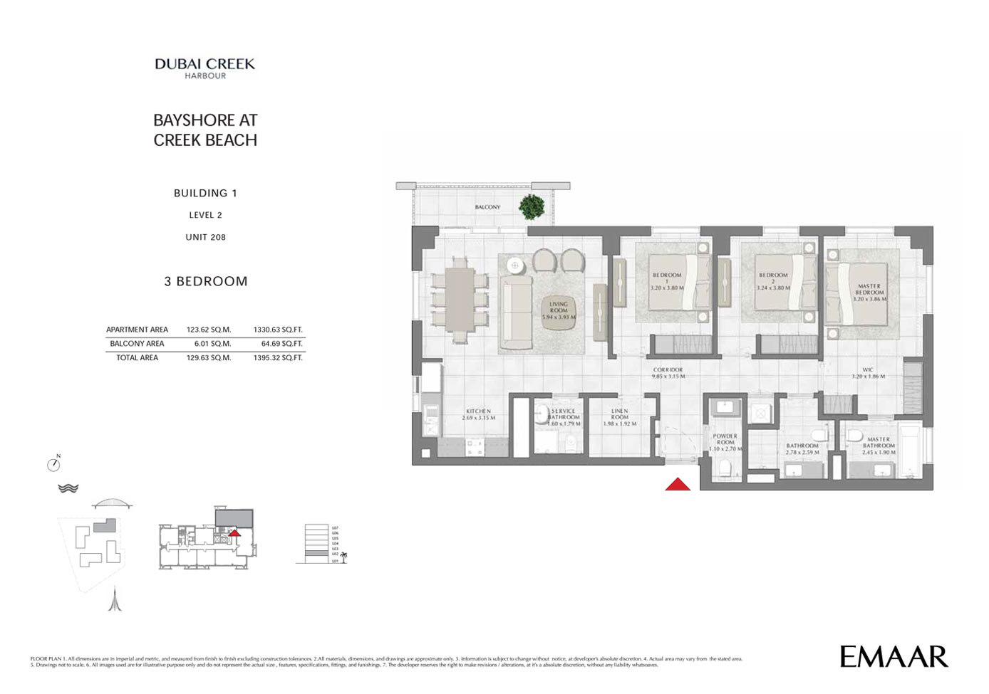 Bayshore Apartments floor plan 3