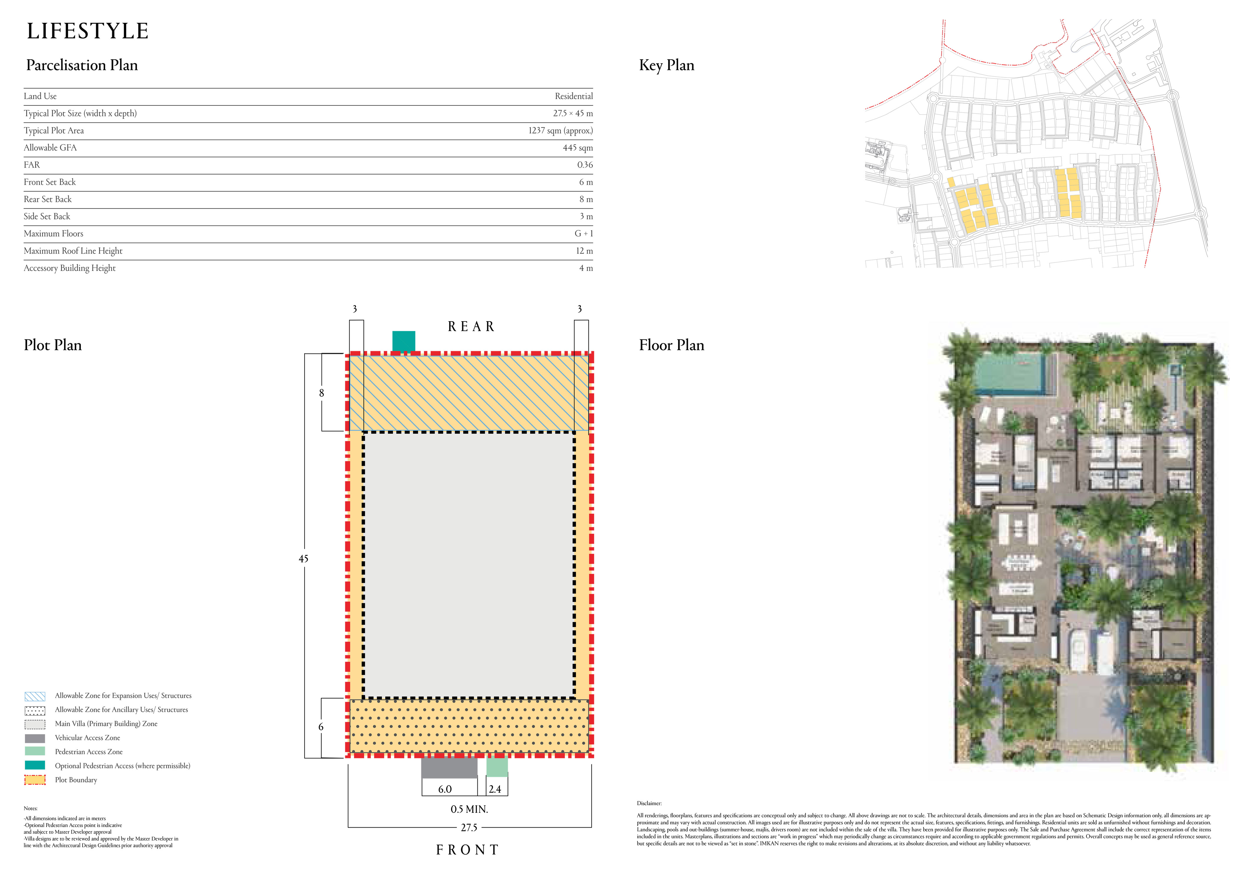 AlJurf Lifestyle Land Plots floor plan 1