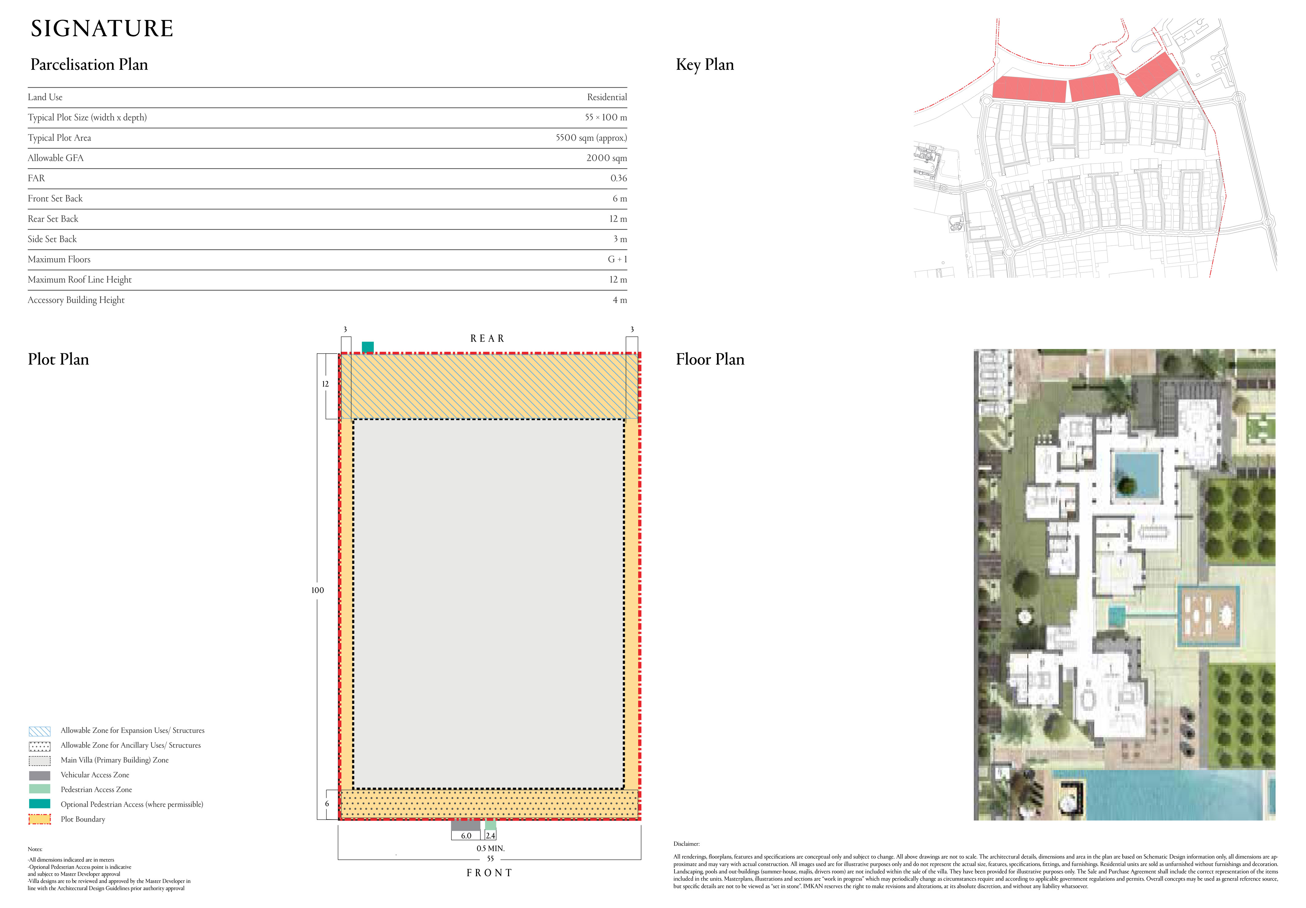 AlJurf Signature Land Plots floor plan 1