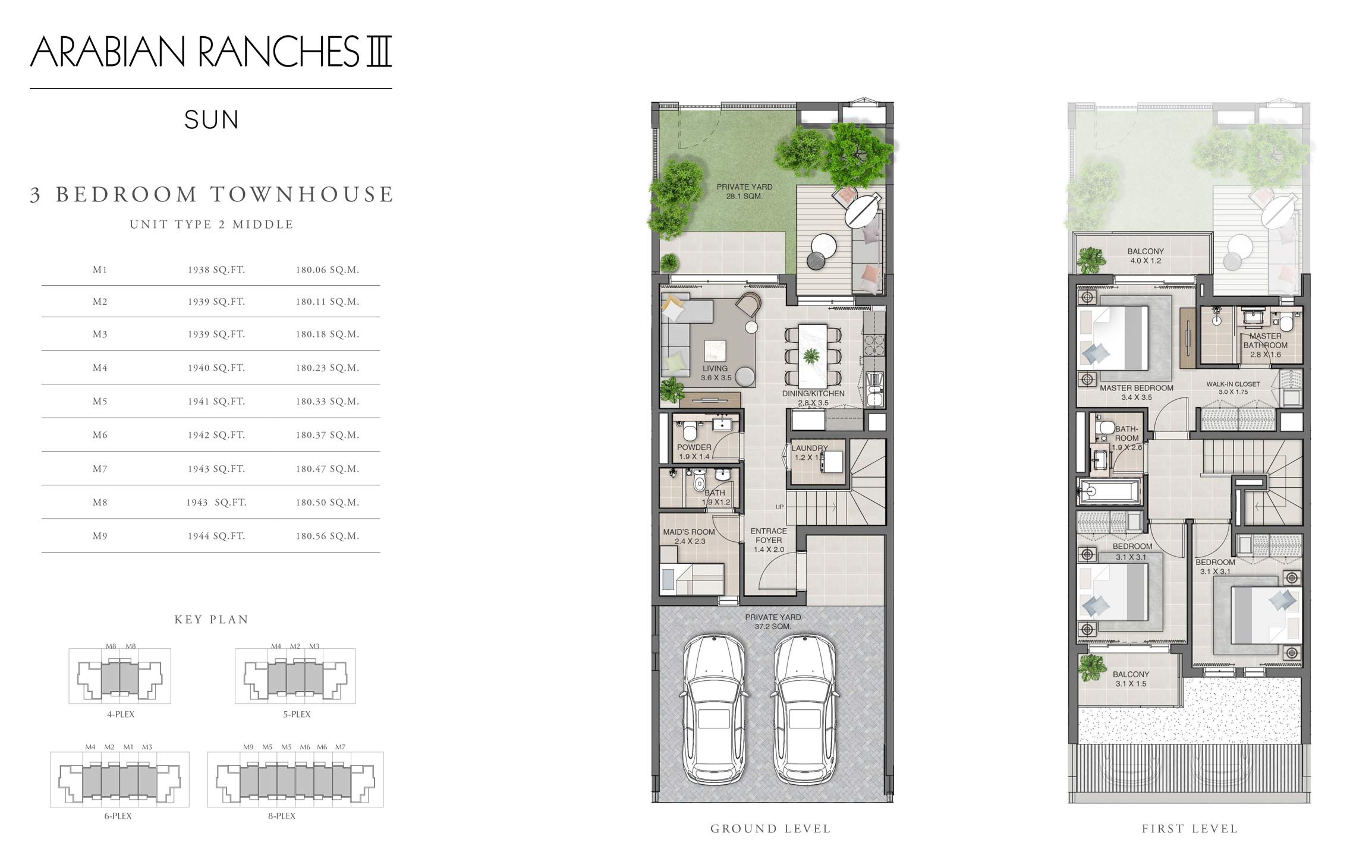 Sun Townhouses floor plan 1