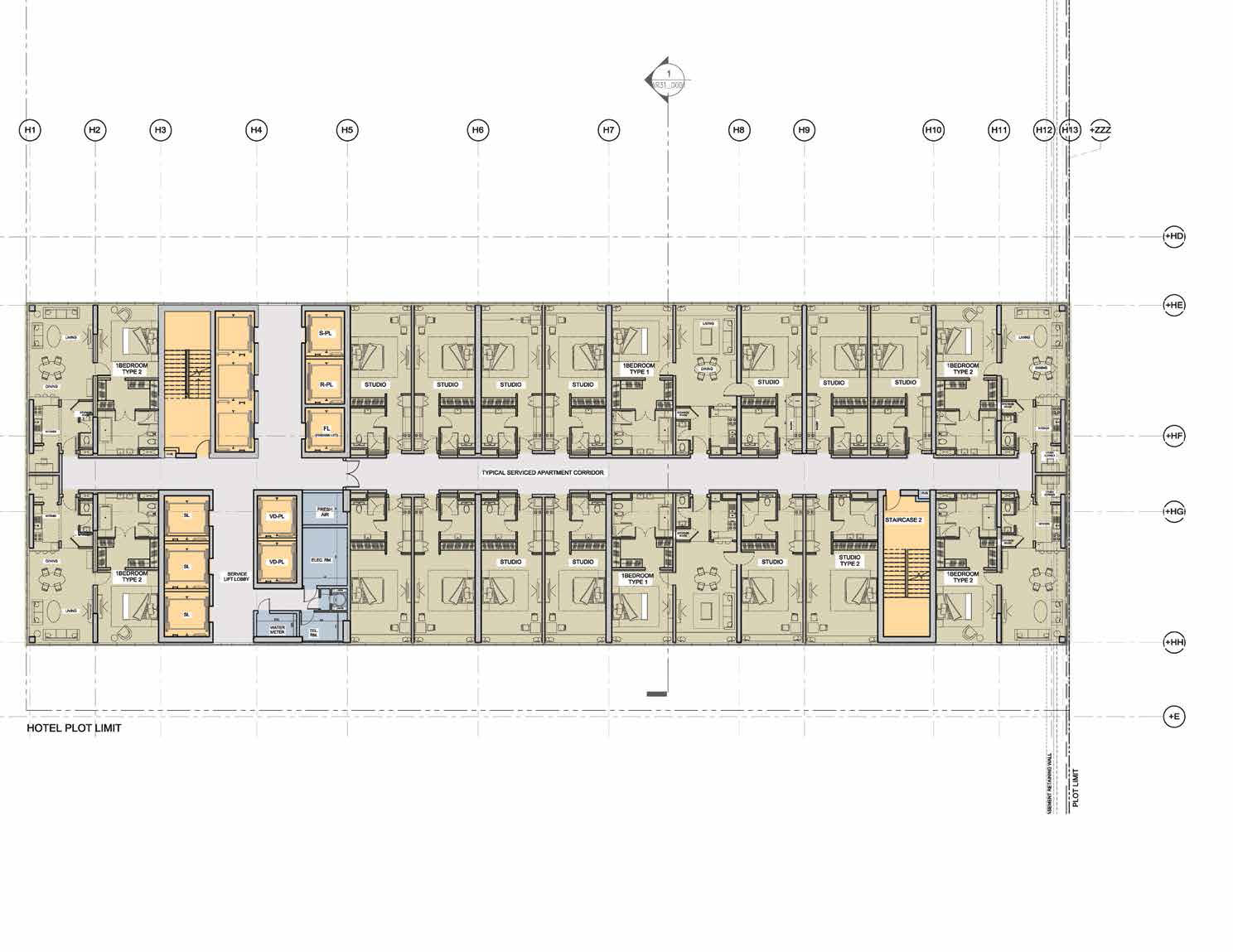The Palm Tower floor plan 3