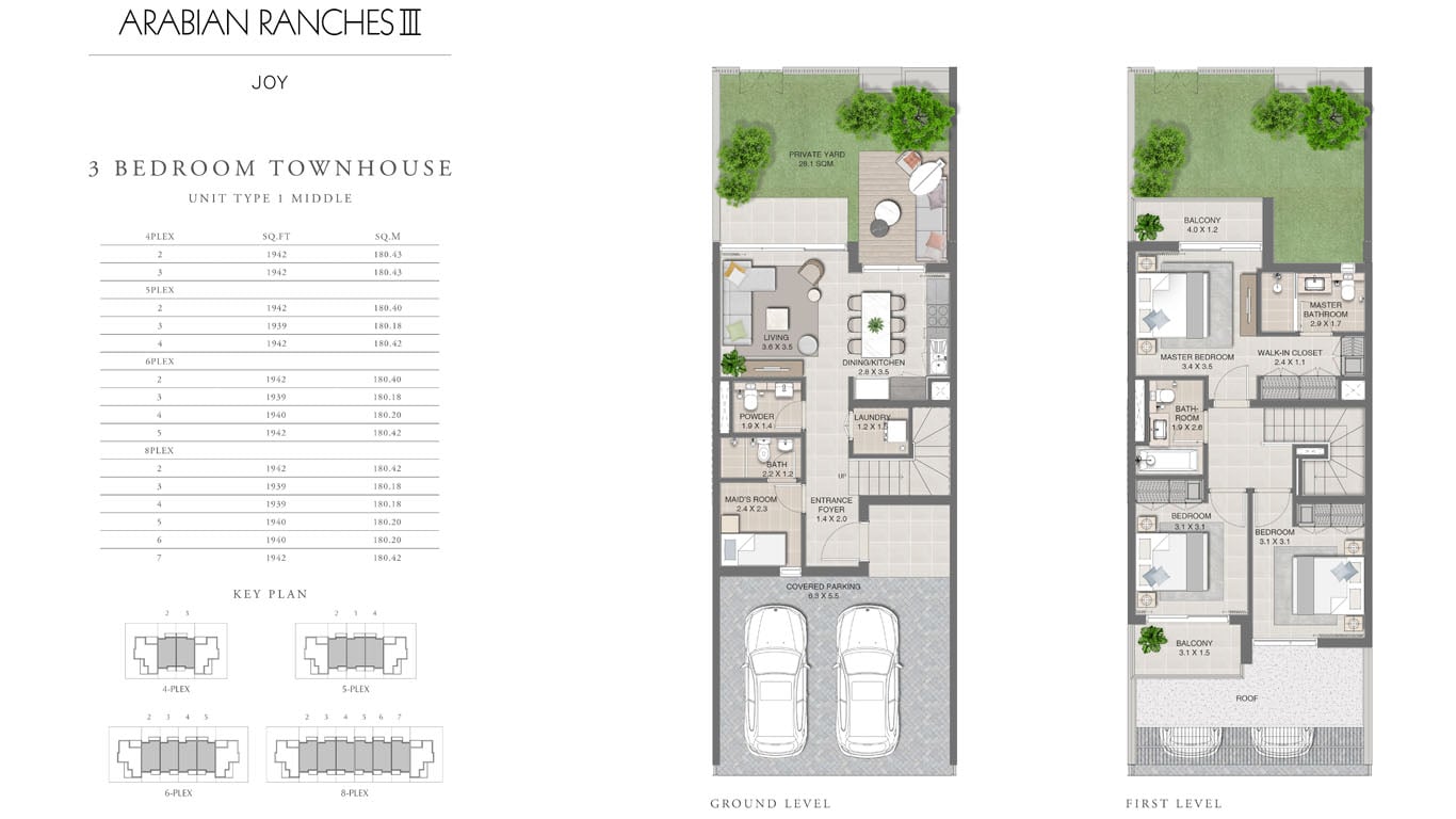 Joy Townhouses floor plan 2