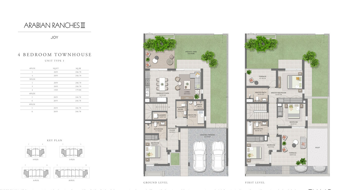 Joy Townhouses floor plan 3