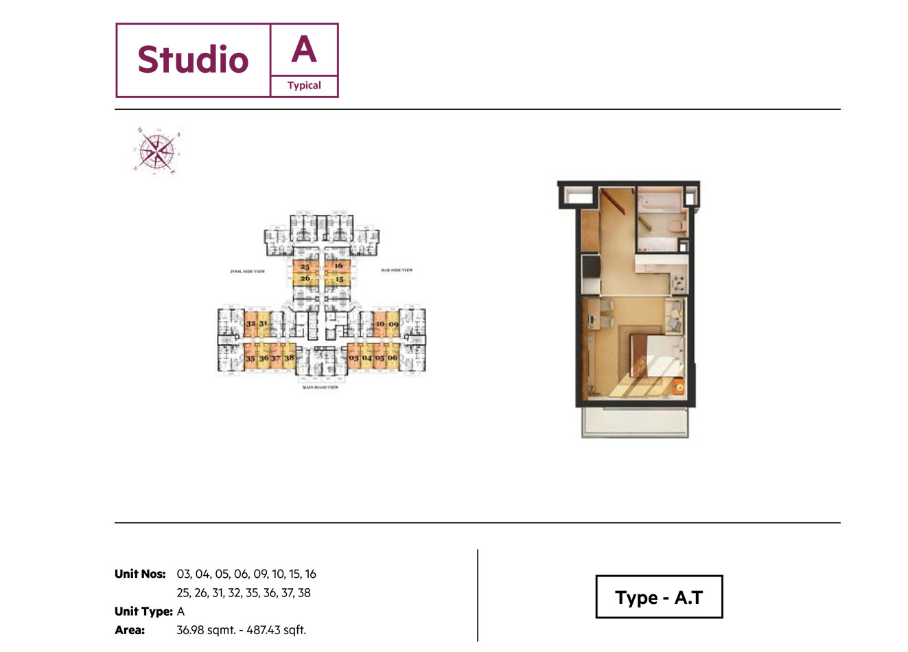 Azizi Roy Mediterranean floor plan 1