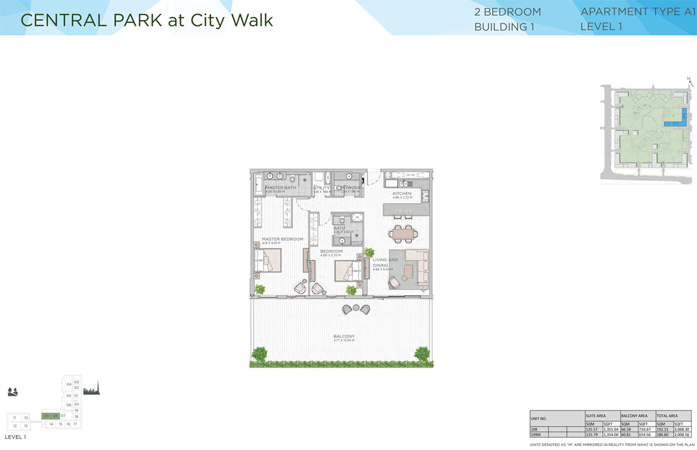 Central Park Building 1 floor plan 2