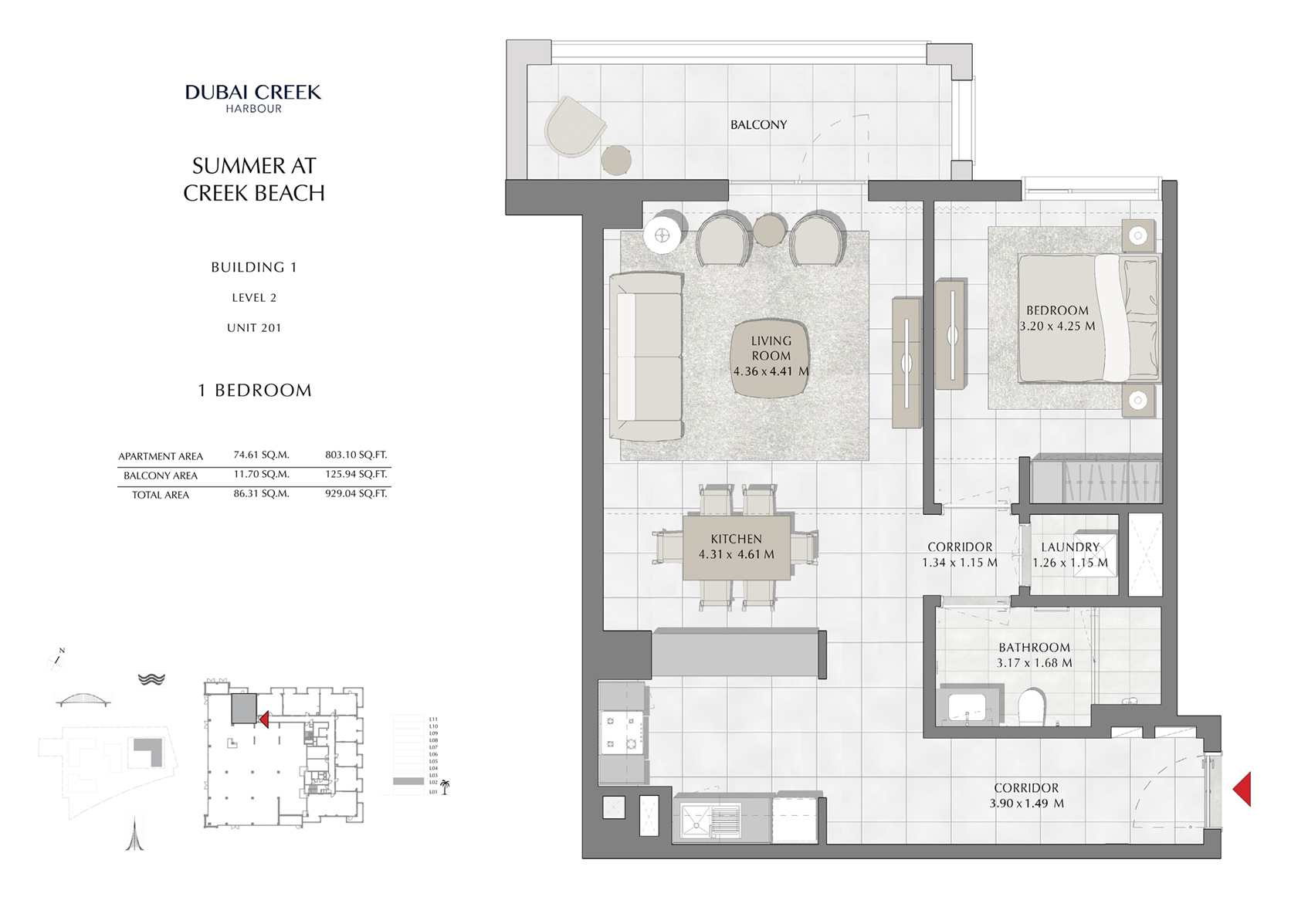 Summer at Creek Beach floor plan 1