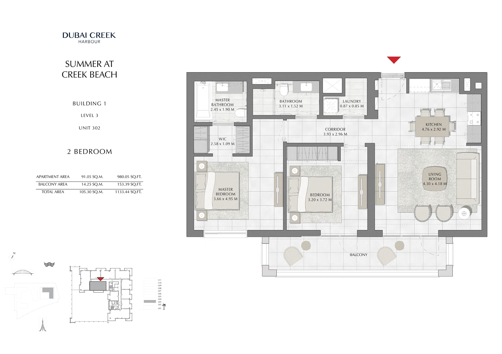 Summer at Creek Beach floor plan 2