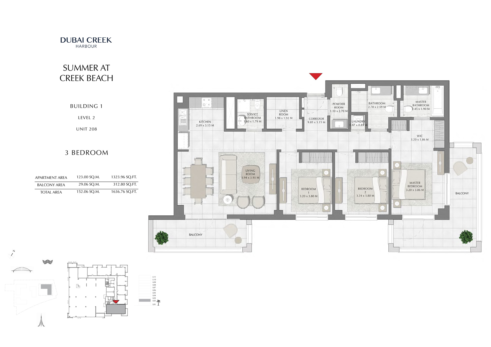 Summer at Creek Beach floor plan 3