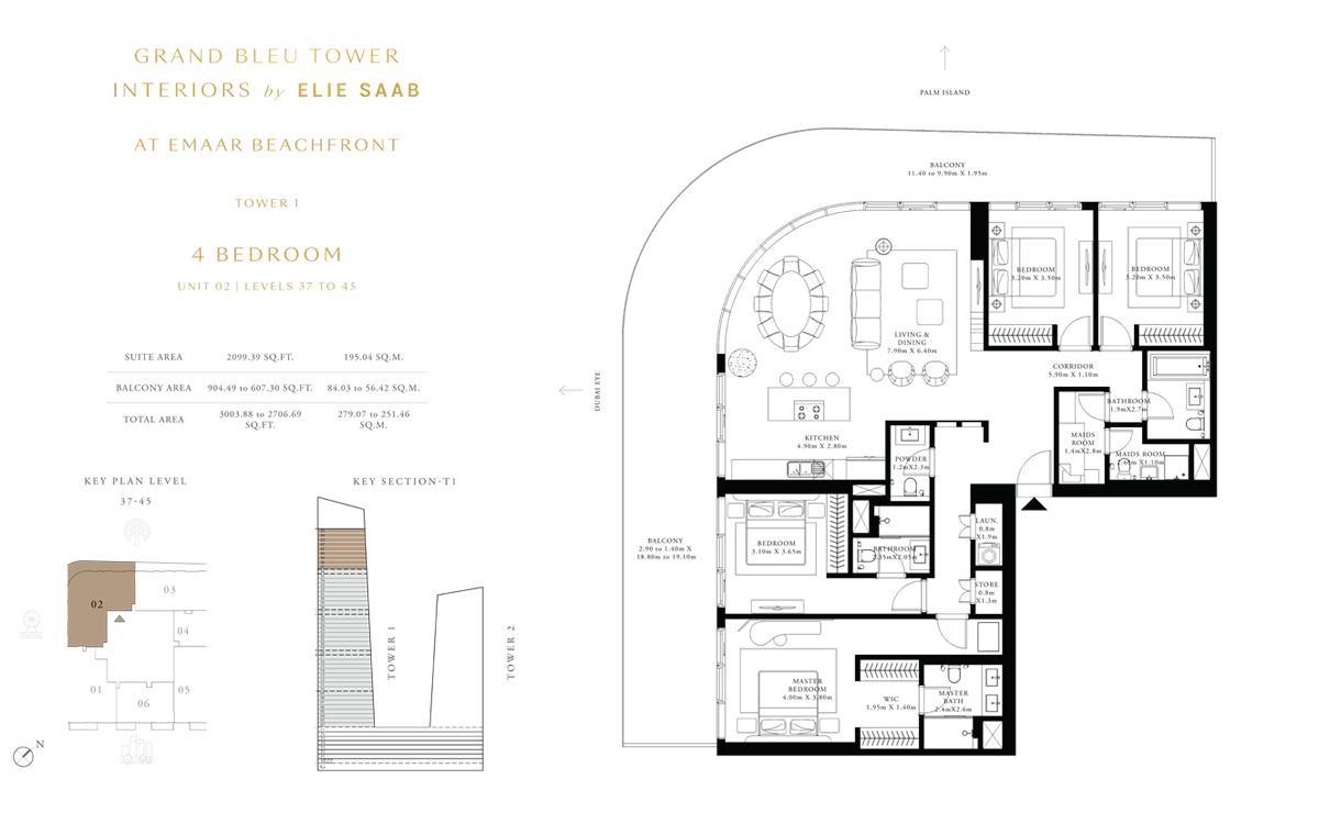 Grand Bleu Tower floor plan 4