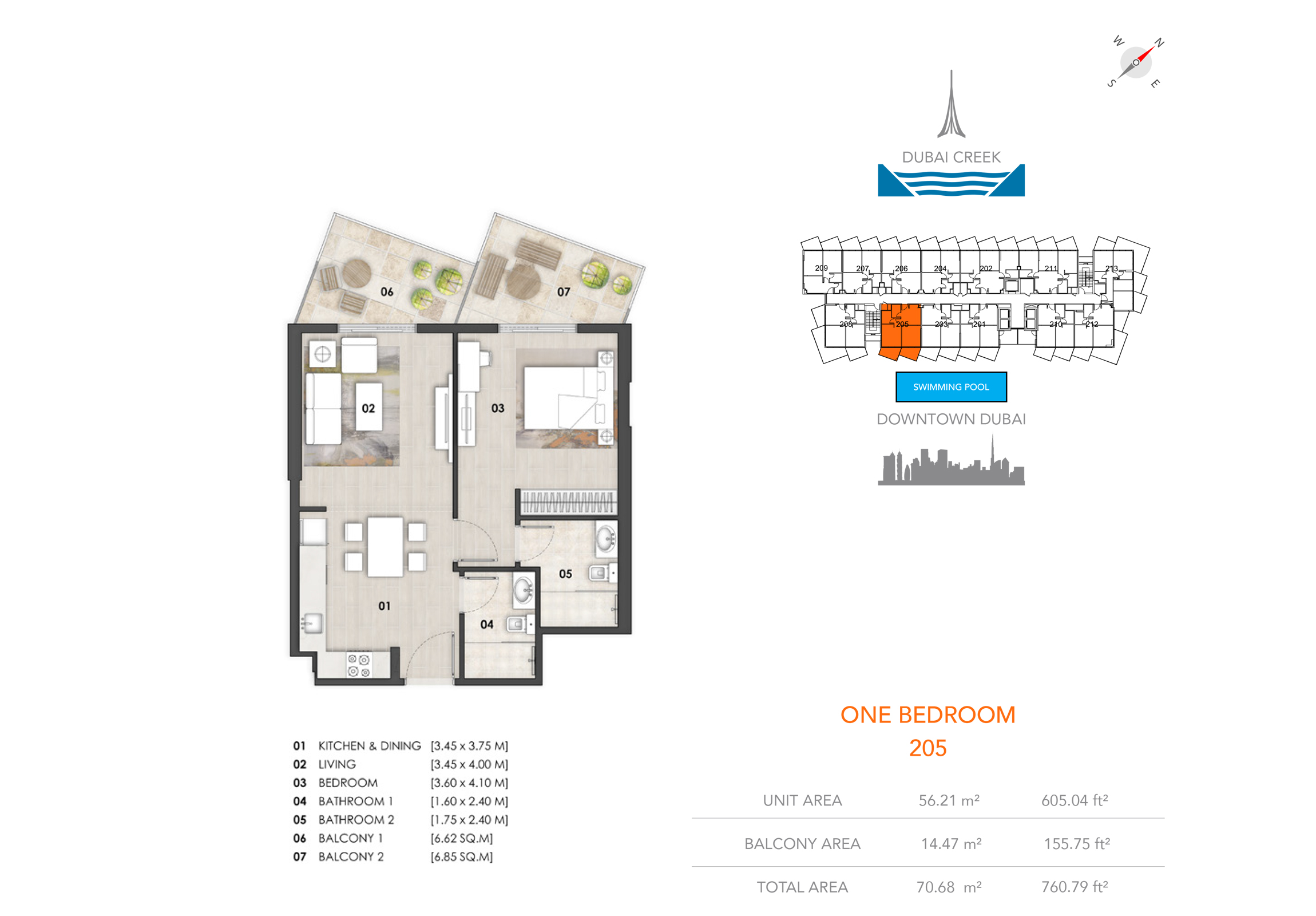 Binghatti Gateway floor plan 1