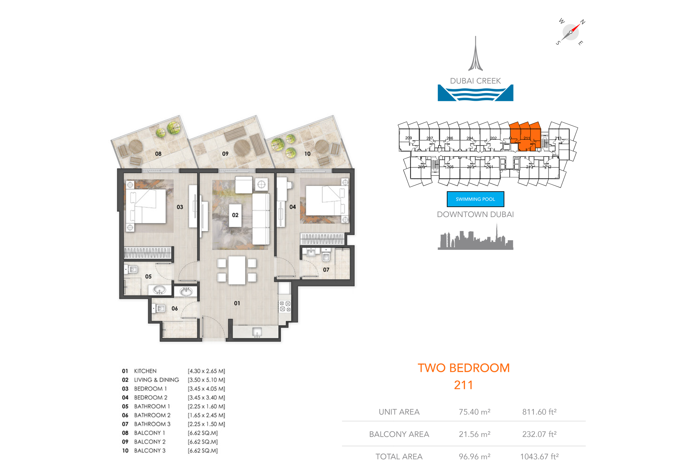 Binghatti Gateway floor plan 2