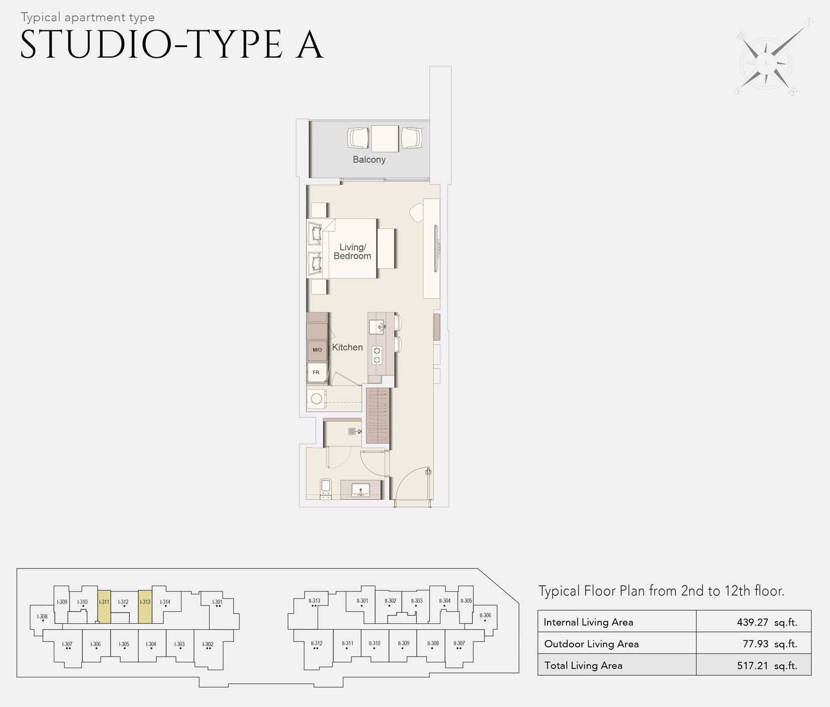 Wilton Park Residences floor plan 1