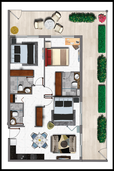 Vincitore Benessere floor plan 4