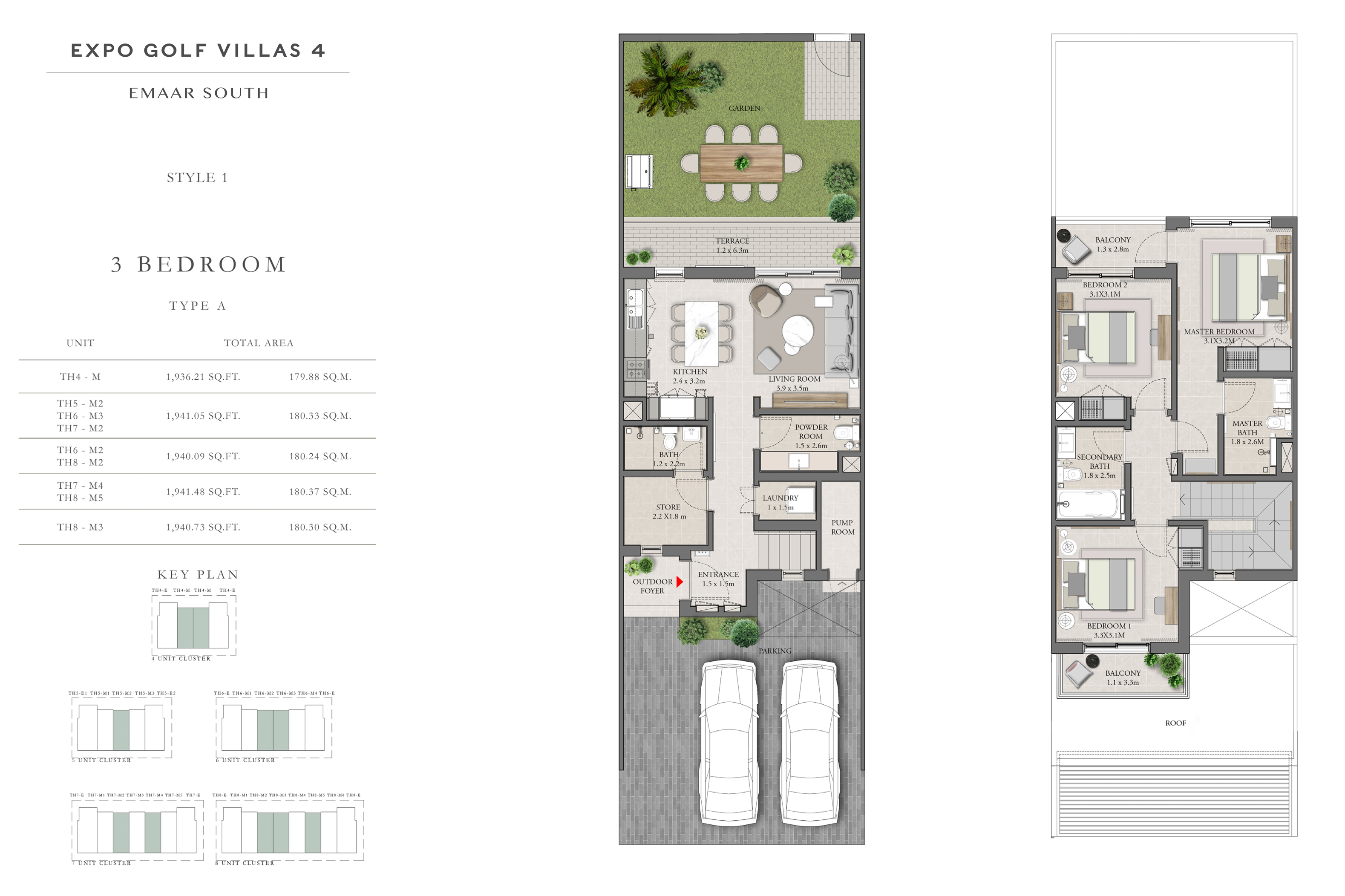 Greenview Villas floor plan 1