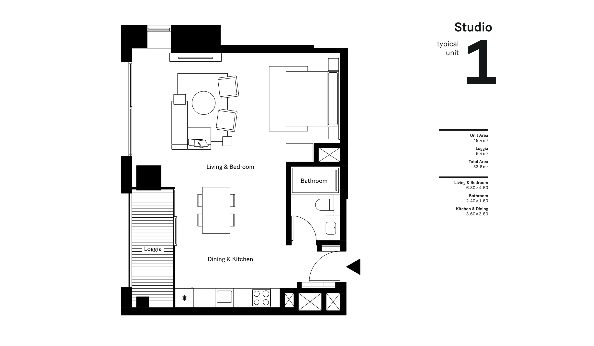 Pixel at Al Reem Island floor plan 1