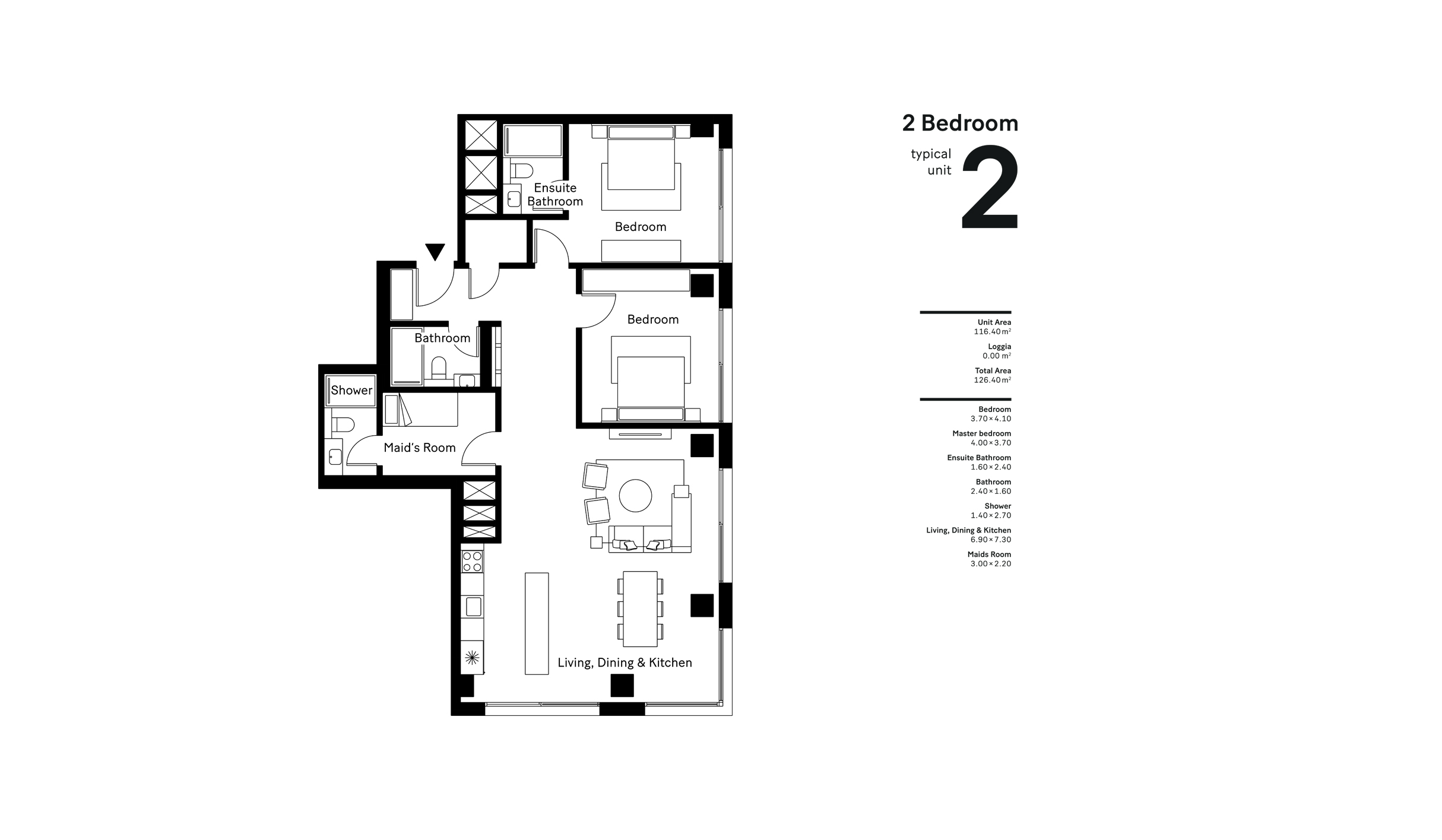 Pixel at Al Reem Island floor plan 3
