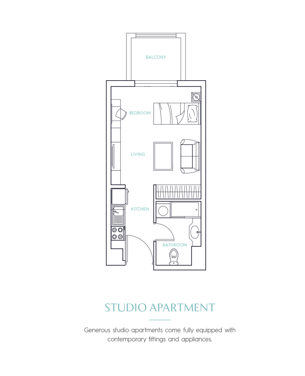 Candace Aster Serviced Apartments floor plan 1