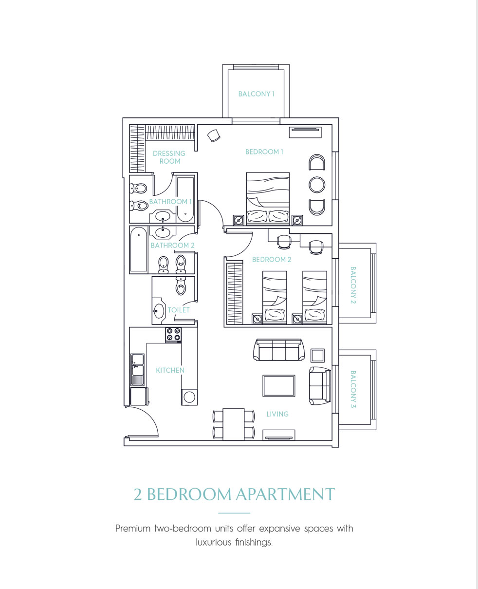 Candace Aster Serviced Apartments floor plan 3