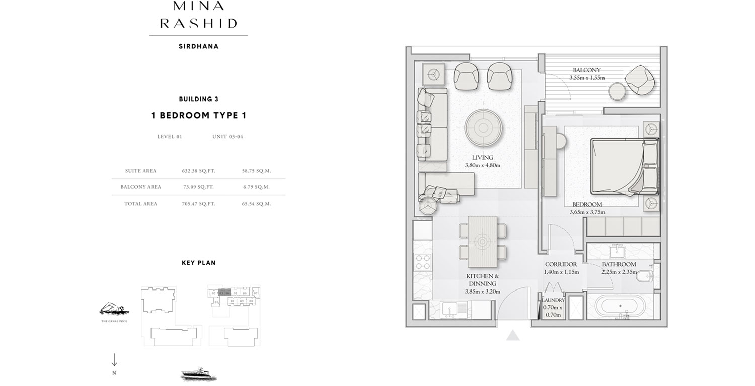 Sirdhana at Mina Rashid floor plan 2