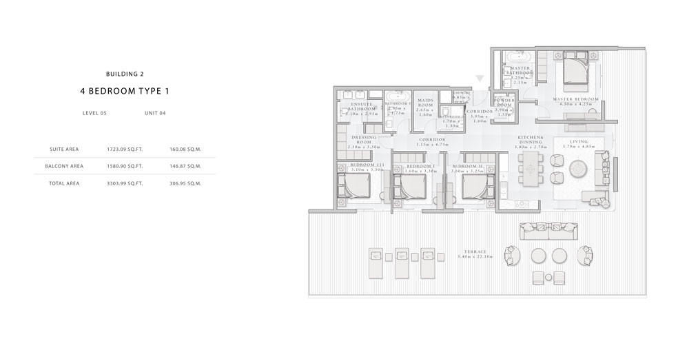 Sirdhana at Mina Rashid floor plan 5