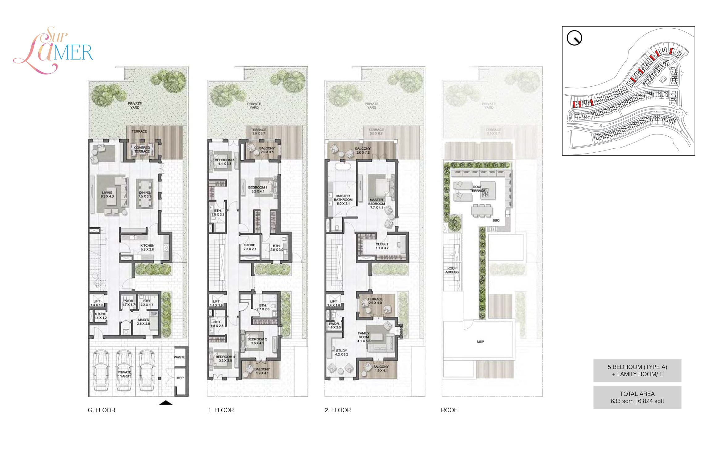 Sur La Mer floor plan 3