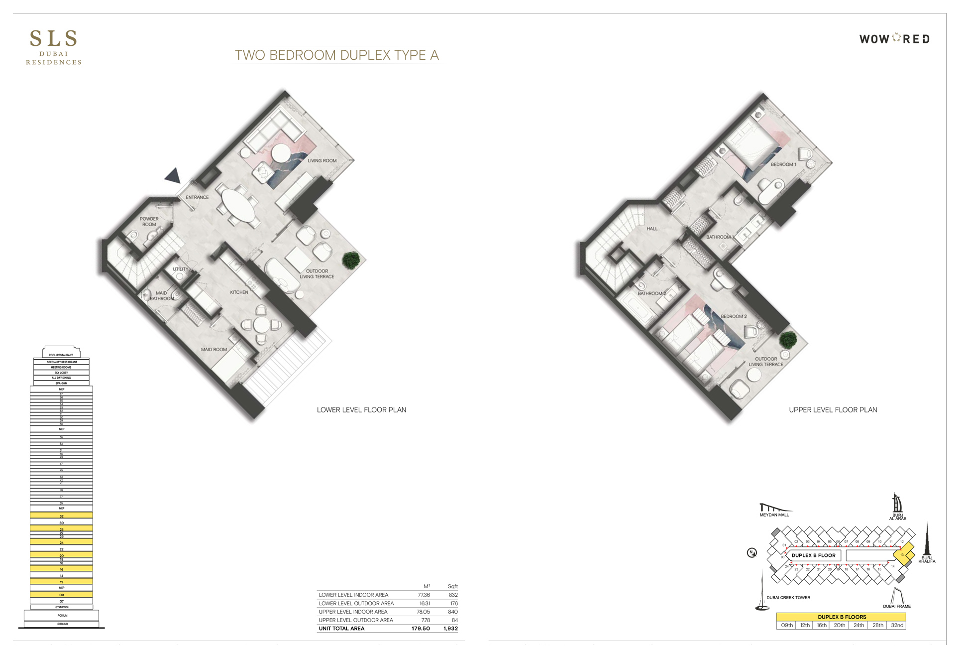 SLS Dubai Residences floor plan 3