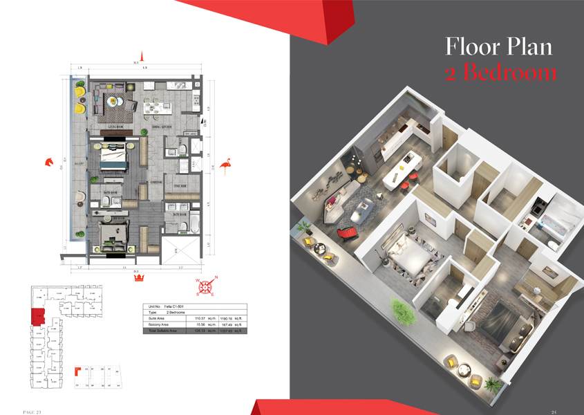 Tonino Lamborghini Residences floor plan 2