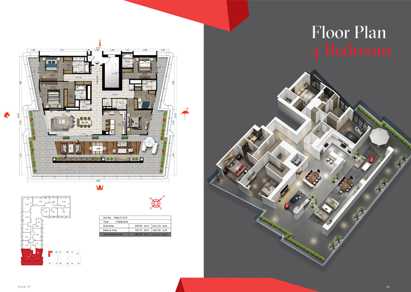 Tonino Lamborghini Residences floor plan 6