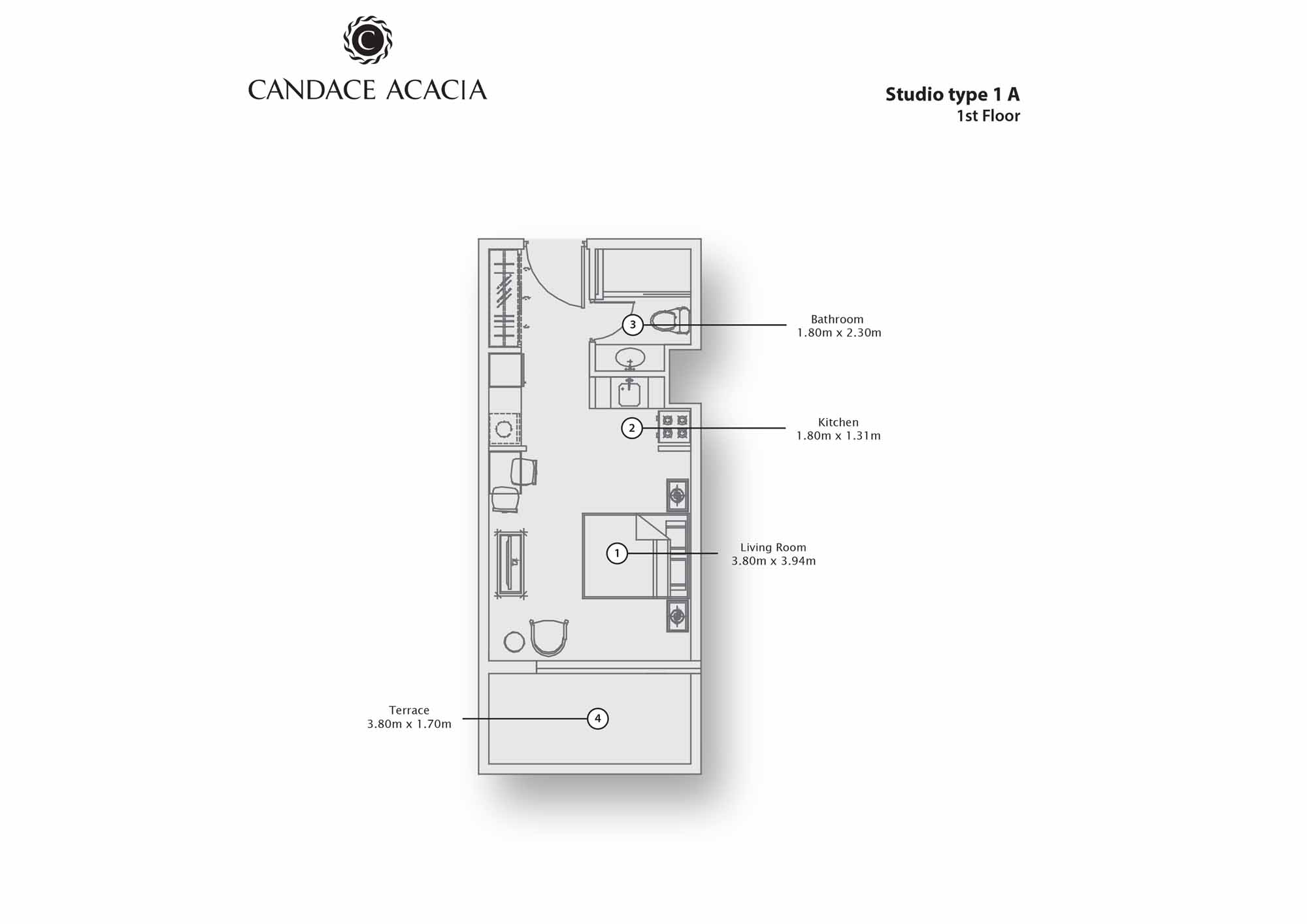 Candace Acacia floor plan 1