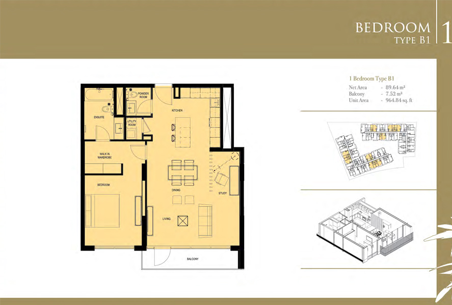 Q Gardens Boutique Residences floor plan 1