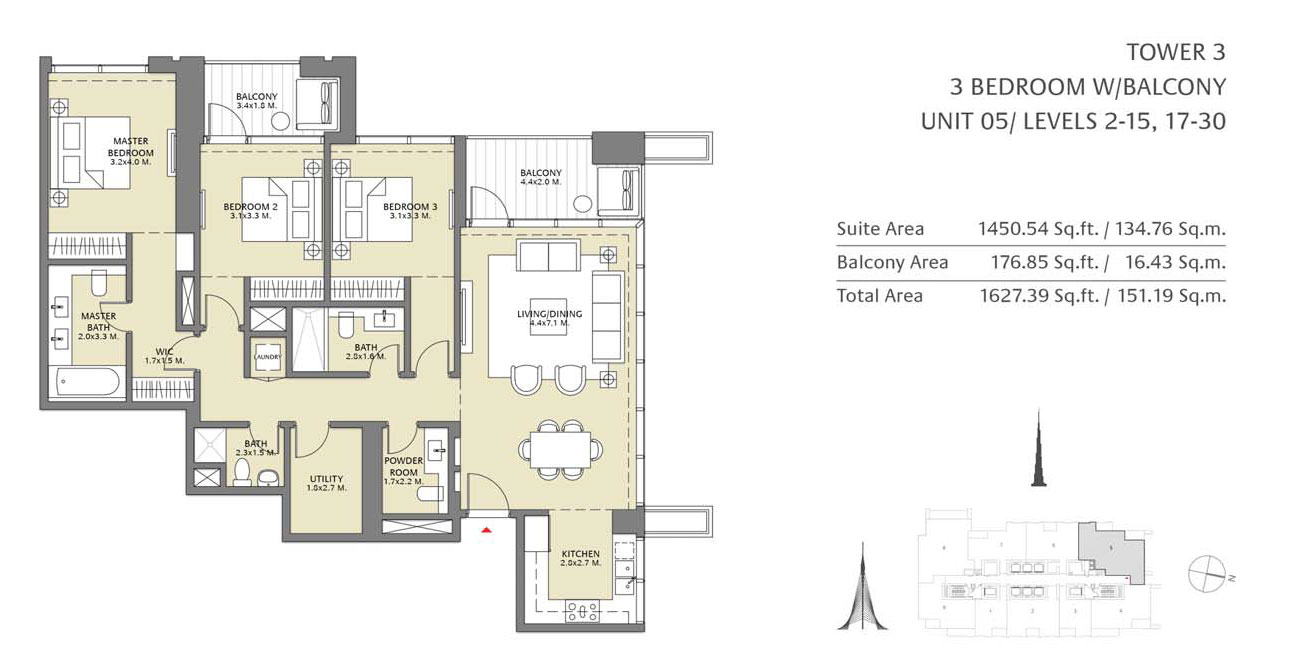 Downtown Views II floor plan 4