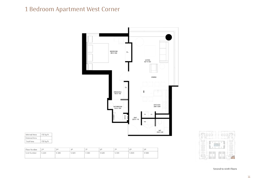 The Terraces floor plan 1