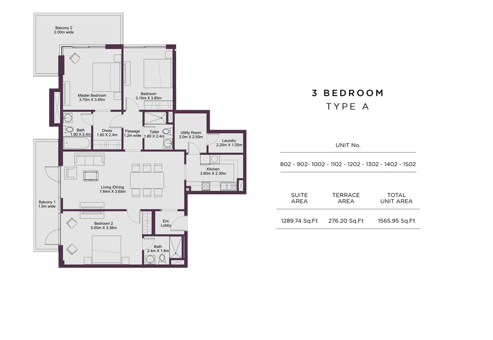 Dune Residency floor plan 4