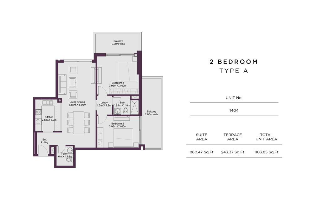 Dune Residency floor plan 3