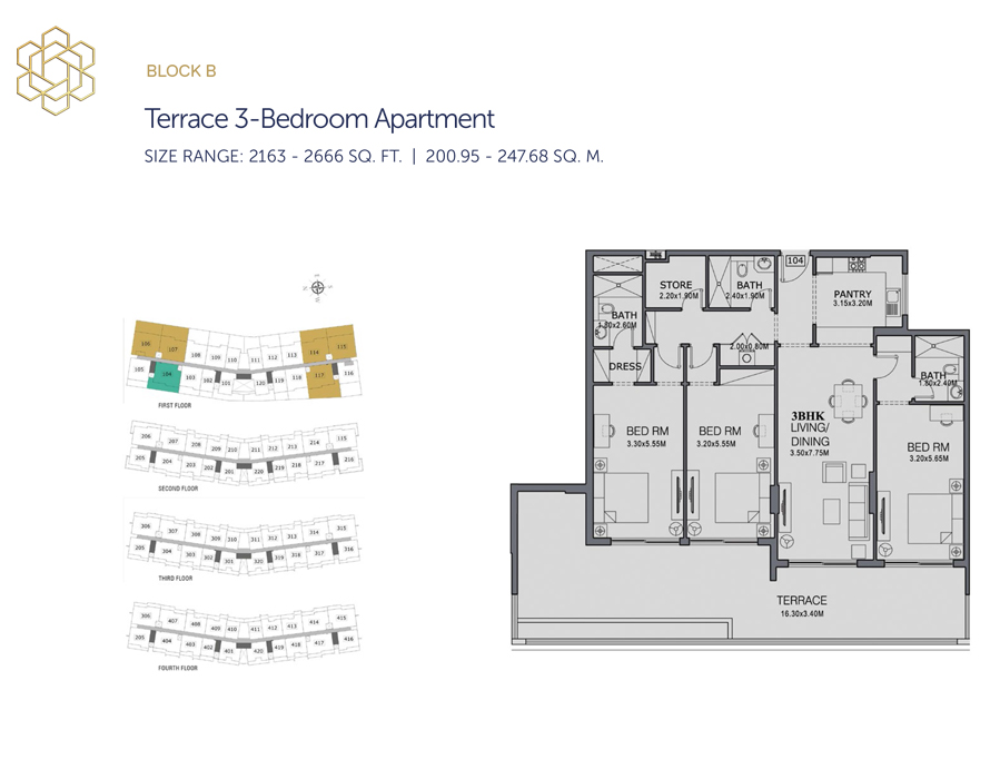 The Wings floor plan 4