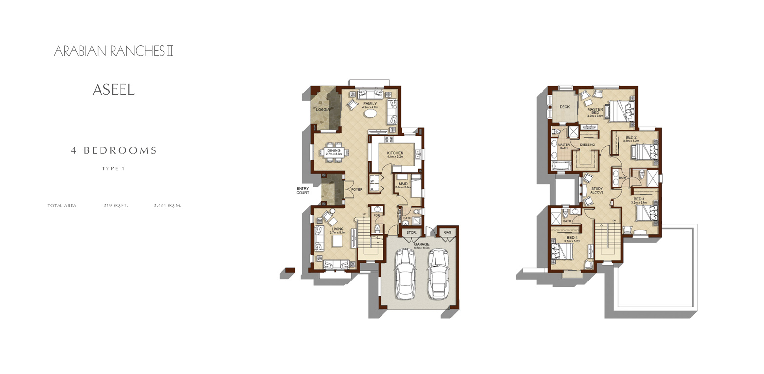 Aseel Villas floor plan 1