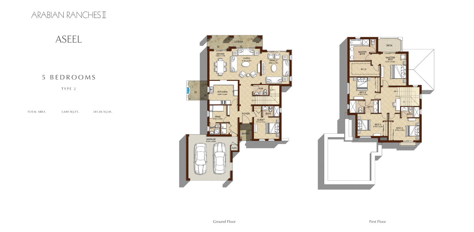 Aseel Villas floor plan 2