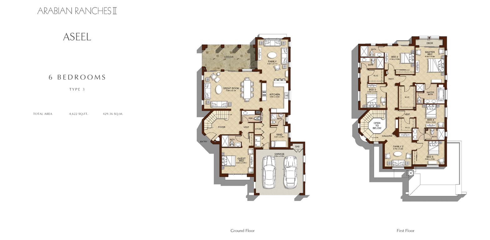 Aseel Villas floor plan 3