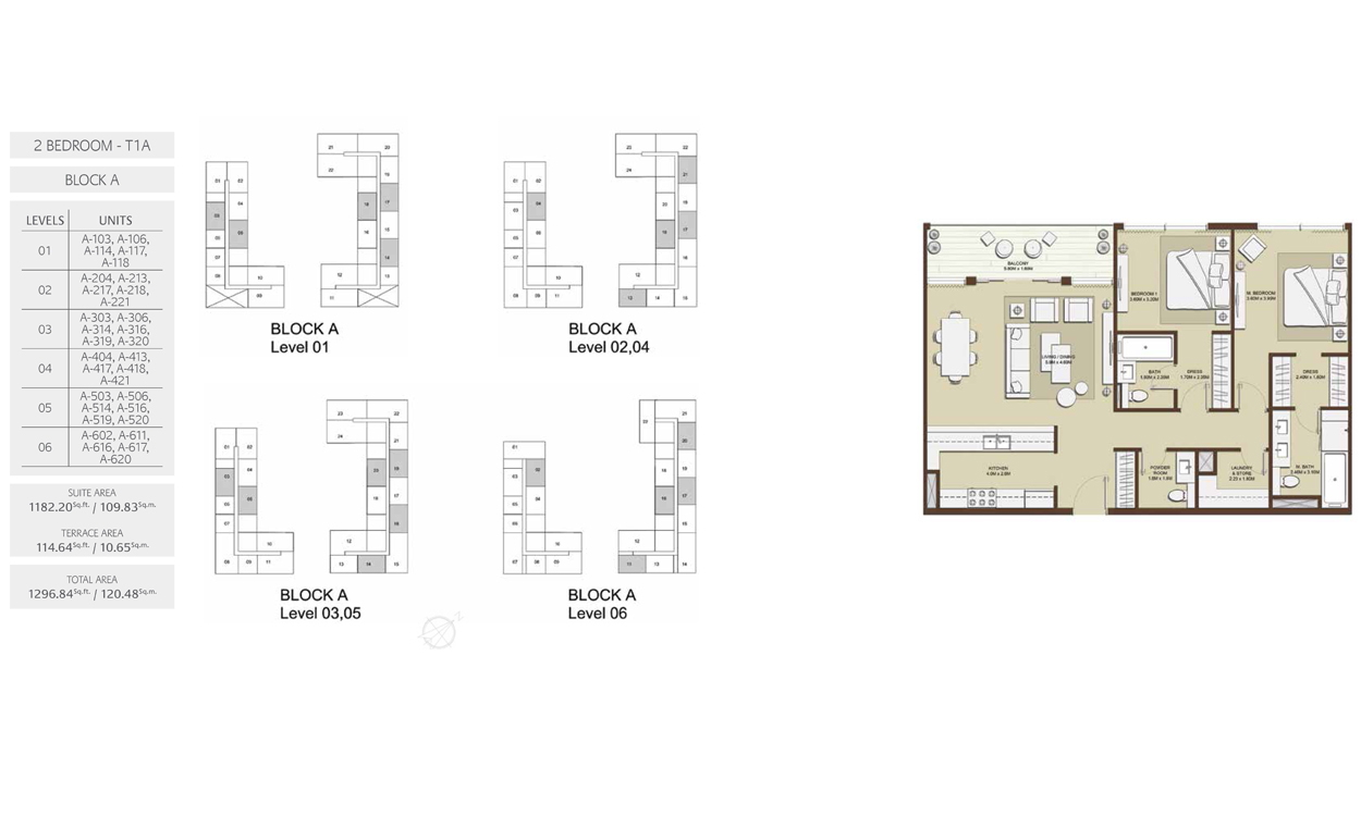 Mulberry at Park Heights floor plan 2