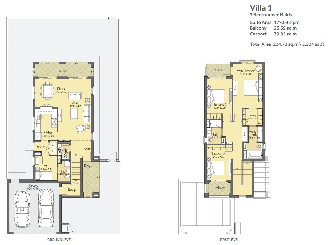 La Quinta at Villanova floor plan 1